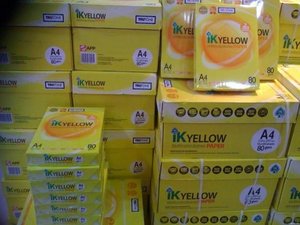 IK Yellow A4 Copy Paper
