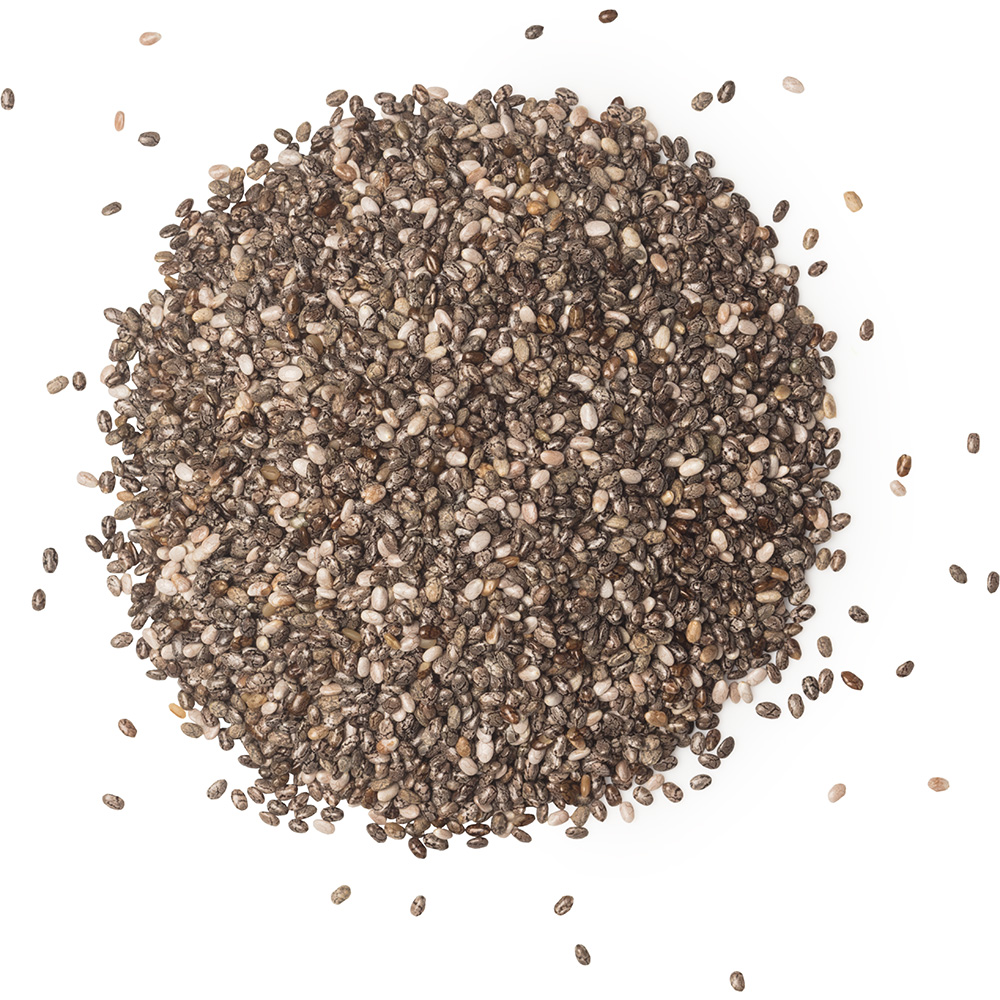 Chia Seeds Black And White