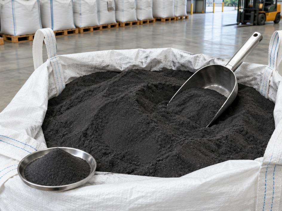 Chrome concentrate 42 percent Cr2O3 in jumbo bags for bulk export from South Africa