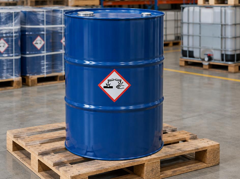 Sulphuric acid 98% ISO tank container prepared for bulk export from Durban